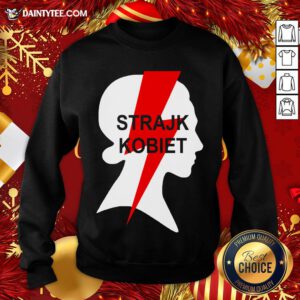 Premium Strajk Kobiet Women Poland Protest Support Polska Sweatshirt- Design By Daintytee.com