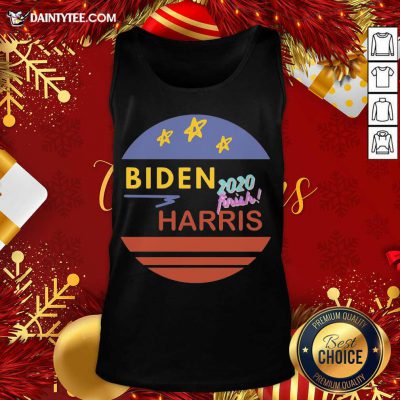 Biden Harris Finish 2020 Election Tank Top - Design By Fanatictees.com