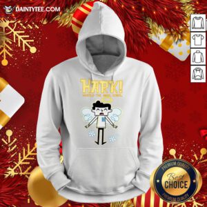 Pretty Hark! Harold the Angel Sings Hoodie- Design By Daintytee.com