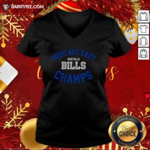 2020 Afc East Buffalo Bills Champs V-neck- Design By Daintytee.com
