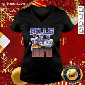 Buffalo Bills Mafia Nfl V-neck- Design By Daintytee.com