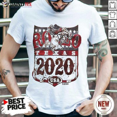 Cowboy Rodeo Texas 2020 Ameican Flag Shirt- Design By Daintytee.com