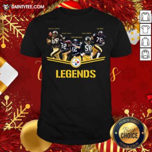 Pittsburgh Steelers Team Legends Signatures Shirt- Design By Daintytee.com