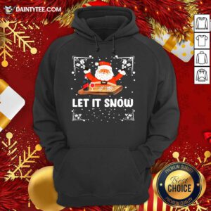 Santa Claus Cocaine Christmas Funny Christmas Hoodie- Design By Daintytee.com