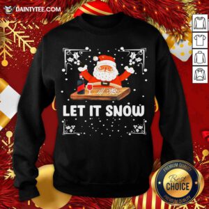 Santa Claus Cocaine Christmas Funny Christmas Sweatshirt- Design By Daintytee.com