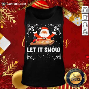 Santa Claus Cocaine Christmas Funny Christmas Tank Top- Design By Daintytee.com