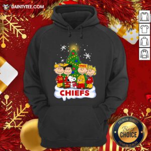 Snoopy The Peanuts Kansas City Chiefs Christmas Hoodie - Design By Daintytee.com