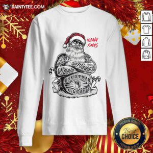 Tattoo Heavy Xmas Santa Claus Christmas All Days Sweatshirt- Design By Daintytee.com