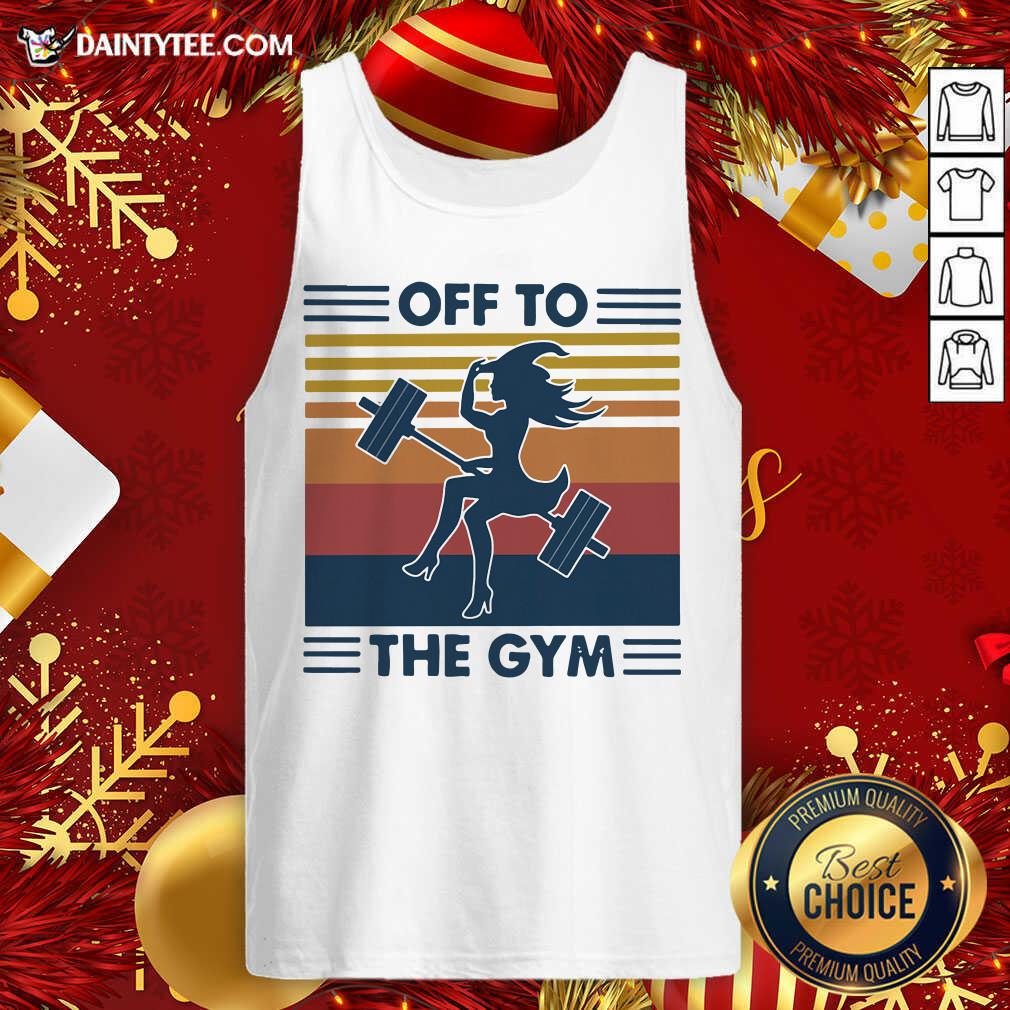Witch Off To The Gym Vintage Tank Top- Design By Daintytee.com Witch Off To The Gym Vintage Tank Top- Design By Daintytee.com