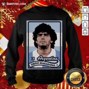 Rip 10 Argentina Diego Maradona 1960 2020 Sweatshirt- Design By Daintytee.com