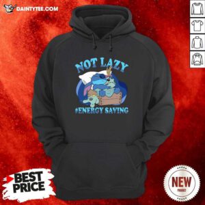 Stitch Not Lazy #Energy Saving Hoodie- Design By Daintytee.com