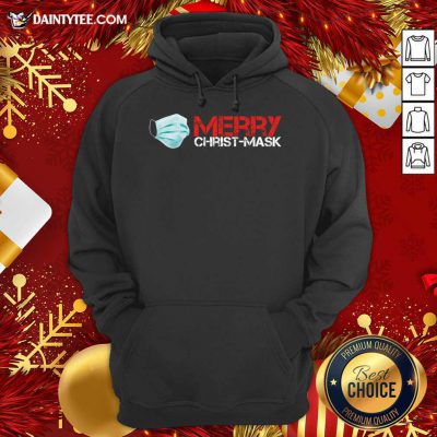 Xmas Merry Christ Mask 2020 Quarantine Christmas Hoodie- Design By Daintytee.com