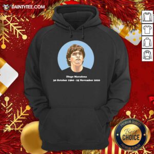 RIP Diego Maradona 30 10 1960 – 25 11 2020 Signature Hoodie- Design By Daintytee.com