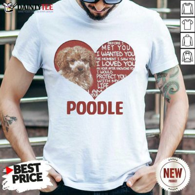 Before I Met You I Wanted You The Moment I Saw You I Loved You I Am Your Poodle Shirt- Design By Daintytee.com