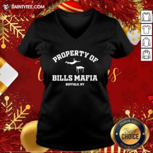 Buffalo Bills Property Of Bills Mafia Buffalo Ny V-neck- Design By Daintytee.com