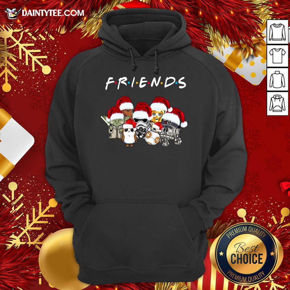 Star Wars Darth Vader Baby Yoda And Friends Christmas Long Sleeve Hoodie- Design By Daintytee.com