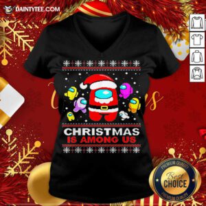 Christmas Costume A Mong Stars Game Us Vintage V-neck- Design By Daintytee.com