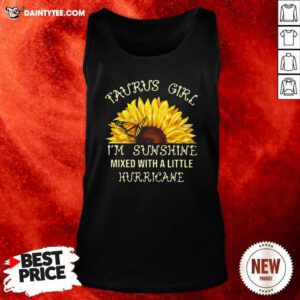 July Girl I’m Sunshine Mixed With A Little Hurricane Tank Top- Design By Daintytee.com