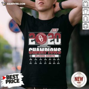 Oklahoma Sooners Champions Oklahoma Sooners 200-2020 Shirt- Design By Daintytee.com