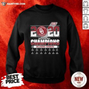 Oklahoma Sooners Champions Oklahoma Sooners 200-2020 Sweatshirt- Design By Daintytee.com