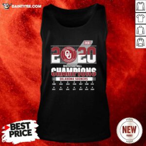 Oklahoma Sooners Champions Oklahoma Sooners 200-2020 Tank Top- Design By Daintytee.com