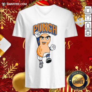 Chicago Peanut Punch V-neck- Design By Daintytee.com