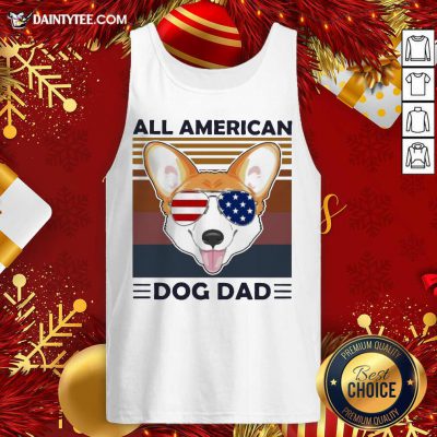 Corgi All American Dog Dad Vintage Tank Top- Design By Daintytee.com Corgi All American Dog Dad Vintage Tank Top- Design By Daintytee.com
