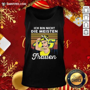 Ich Bin Nicht Die Meisten Frauen 46 Girl Tattoo Tank Top- Design By Daintytee.com