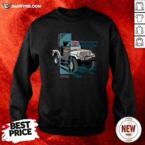 Jeep Wrangler Painted Angles Sweatshirt- Design By Daintytee.com
