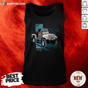 Jeep Wrangler Painted Angles Tank Top- Design By Daintytee.com