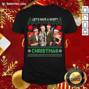 Schitts Creek Characters Lets Have A Schitt Christmas Shirt- Design By Daintytee.com