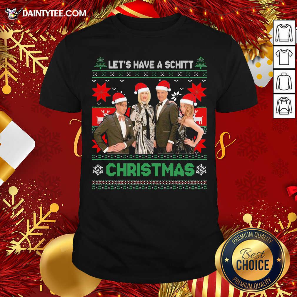 Schitts Creek Characters Lets Have A Schitt Christmas Shirt- Design By Daintytee.com