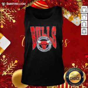 1990 Chicago Bulls Vintage Trench Basketball Est 1966 Tank Top- Design By Daintytee.com