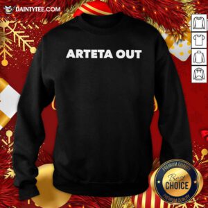 Arteta Out Sweatshirt- Design By Daintytee.com
