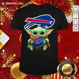 Baby Yoda Hug Buffalo Bills Football Shirt- Design By Daintytee.com