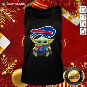 Baby Yoda Hug Buffalo Bills Football Tank Top- Design By Daintytee.com