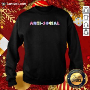 Brennen Taylor Merch Anti-Social Classic Bt Sweatshirt- Design By Daintytee.com