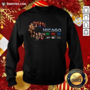 Chicago Med Fire PD Signatures Sweatshirt- Design By Daintytee.com