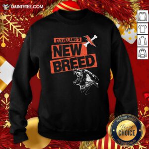 Cleveland Football New Breed Sweatshirt- Design By Daintytee.com