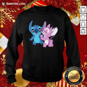 Couple Stitch Angel Love Sweatshirt - Design By Daintytee.com