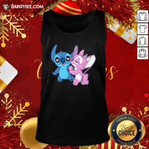 Couple Stitch Angel Love Tank Top - Design By Daintytee.com