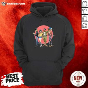 Gorillaz Group Circle Rise Hoodie- Design By Daintytee.com