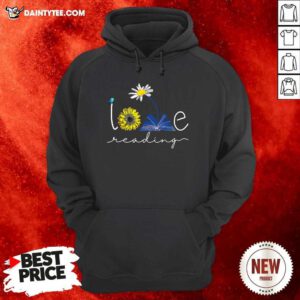 Librarian Love Reading Hoodie- Design By Daintytee.com
