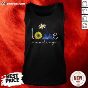 Librarian Love Reading Tank Top- Design By Daintytee.com