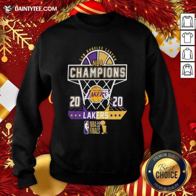 Los Angeles Lakers Nba Champions 2020 Nba Finals Sweatshirt - Design By Daintytee.com