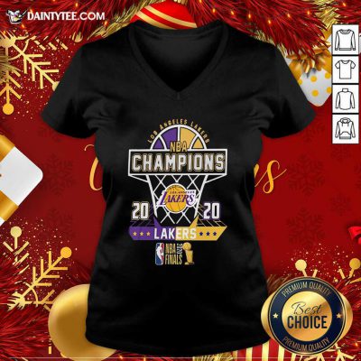 Los Angeles Lakers Nba Champions 2020 Nba Finals V-neck - Design By Daintytee.com