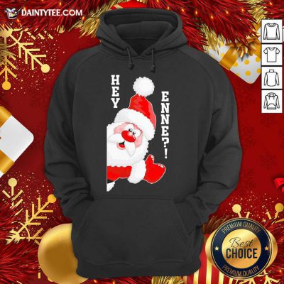Santa Claus Hey Enne Christmas Hoodie- Design By Daintytee.com