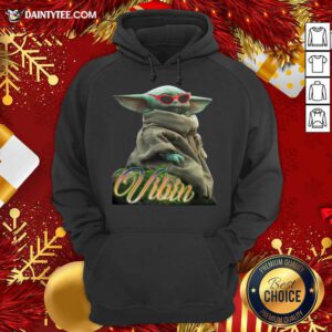Star War Baby Yoda Vibin Hoodie- Design By Daintytee.com