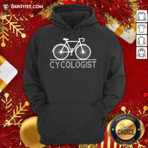 The Bicycle Cycologist Hoodie- Design By Daintytee.com