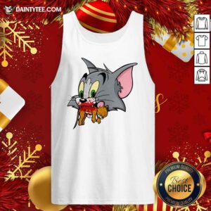 Tom Finally Catches Jerry Tank Top- Design By Daintytee.com